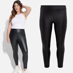 Torrid Black Signature Waist Faux Leather Legging SZ 2X